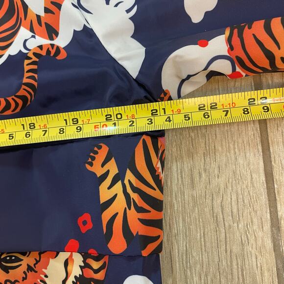 Reason Brand Tiger Print Windbreaker Hoodie Jacket Men’s Medium NWT Streetwear - Picture 6 of 8